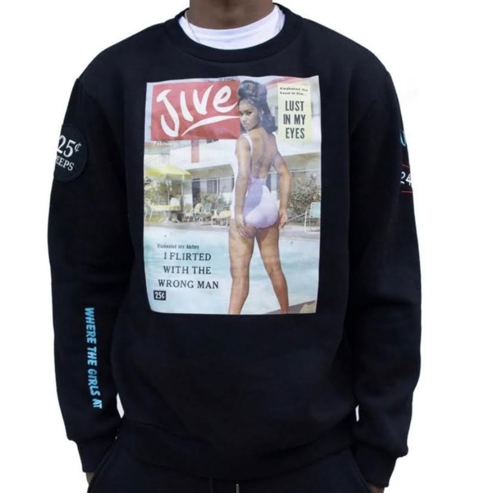 PREMIUM GARAGE JIVE CREWNECK SWEATER MENS